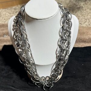 Elegant Silver Chain Necklace